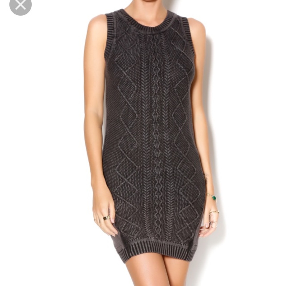 NWT Paper crane grey sweater dress